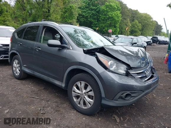 2013 Honda CR-V EX-L z VIN 2HKRM4H77DH628537, wystawiony jako IAAI lot #42285775 z przebiegiem 103 361 mil mil oraz . Historia ofert i sprzedaży dostępna na DreamBid. Obrazek 1.