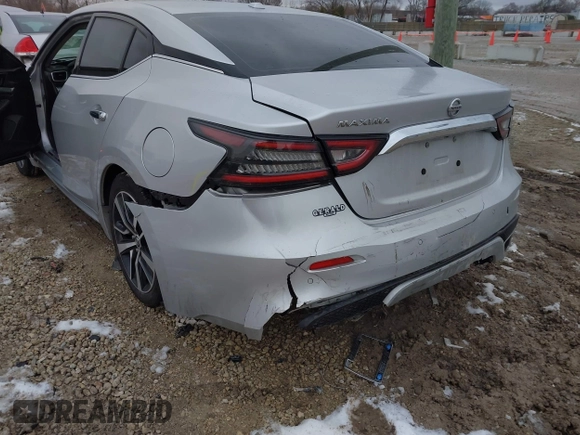 2020 Nissan Maxima S with VIN 1N4AA6BVXLC383435, listed as a IAAI auction lot 41176637 with 65,827 mi miles and . Bid and sale history available at DreamBid. Image 6.
