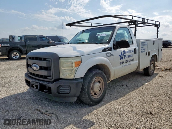 2011 Ford F-250 XL with VIN 1FTBF2A64BEA64604, listed as a Copart auction lot 60738135 with 194,087 mi miles and Salvage title. Bid and sale history available at DreamBid. Image 1.