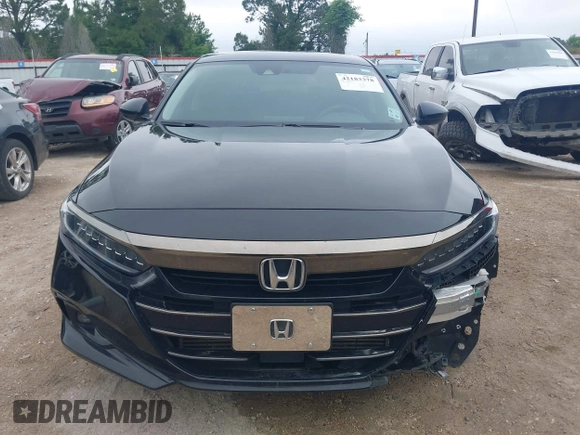 2022 Honda Accord Sport SE with VIN 1HGCV1F46NA015698, listed as a IAAI auction lot 42183378 with 56,082 mi miles and . Bid and sale history available at DreamBid. Image 13.