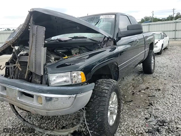 1997 Dodge Ram 1500 with VIN 3B7HF13YXVG805466, listed as a Copart auction lot 71780634 with 193,993 mi miles and Salvage Title. Bid and sale history available at carsss.com. Image 10.