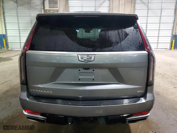2021 Cadillac Escalade Premium Luxury with VIN 1GYS4BKL7MR311565, listed as a Copart auction lot 86822944 with 56,028 mi miles and Salvage Title. Bid and sale history available at carsss.com. Image 6.