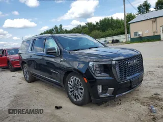 2023 GMC Yukon XL Denali Ultimate with VIN 1GKS2KKL7PR190265, listed as a Copart auction lot 63596504 with 37,297 mi miles and Salvage Title. Bid and sale history available at carsss.com. Image 4.