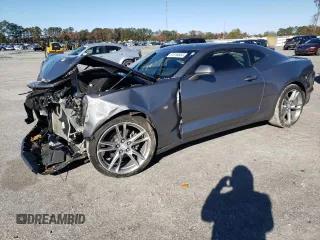 2022 Chevrolet Camaro 1LT with VIN 1G1FB1RS4N0123766, listed as a Copart auction lot 81316664 with 43,075 mi miles and Salvage Title. Bid and sale history available at carsss.com. Image 1.