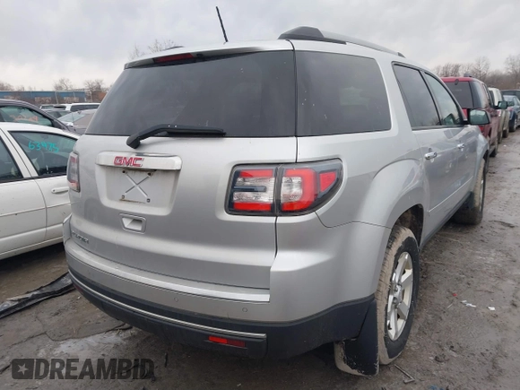 2015 GMC Acadia SLE with VIN 1GKKRNED7FJ226521, listed as a IAAI auction lot 41647712 with 137,554 mi miles and . Bid and sale history available at DreamBid. Image 4.