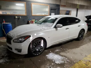 2019 Infiniti Q70 Luxe с VIN JN1BY1PRXKM725132, выставлен на аукционе Copart как лот 88037875 с пробегом 59 413 миль миль и Списание • Salvage title. История ставок и продаж доступна на DreamBid. Изображение 1.