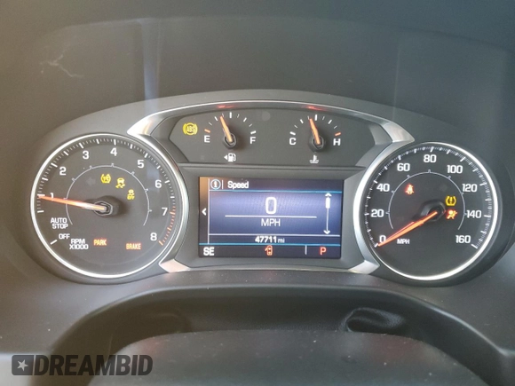 2021 GMC Acadia SLE with VIN 1GKKNKLAXMZ210430, listed as a Copart auction lot 48597855 with 47,711 mi miles and Salvage Title. Bid and sale history available at DreamBid. Image 9.