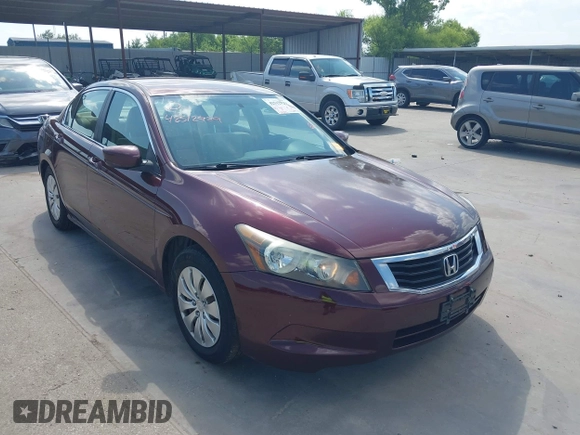 2010 Honda Accord LX with VIN 1HGCP2F31AA093033, listed as a IAAI auction lot 42512929 with 214,534 mi miles and . Bid and sale history available at DreamBid. Image 1.