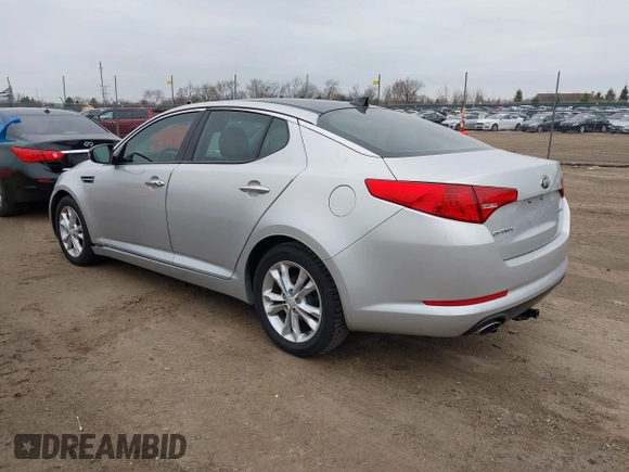 2013 Kia Optima EX with VIN 5XXGN4A72DG153731, listed as a IAAI auction lot 42079123 with 137,081 mi miles. Bid and sale history available at carsss.com. Image 3.