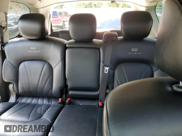 2011 Infiniti QX56 8-passenger with VIN JN8AZ2NC6B9302422, listed as a Copart auction lot 78428204 with 98,044 mi miles and Salvage Title. Bid and sale history available at carsss.com. Image 10.