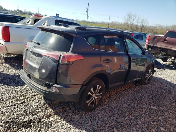 2018 Toyota RAV4 LE with VIN 2T3ZFREV8JW450863, listed as a Copart auction lot 47941585 with 16,786 mi miles and Salvage Title. Bid and sale history available at carsss.com. Image 3.