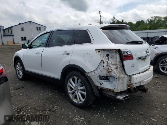 2012 Mazda CX-9 Grand Touring with VIN JM3TB3DV9C0338460, listed as a Copart auction lot 59548495 with 219,060 mi miles and Salvage title. Bid and sale history available at DreamBid. Image 2.