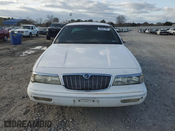 1997 Mercury Grand Marquis LS with VIN 2MELM75W6VX626800, listed as a Copart auction lot 48262195 with 189,556 mi miles and Salvage Title. Bid and sale history available at DreamBid. Image 5.