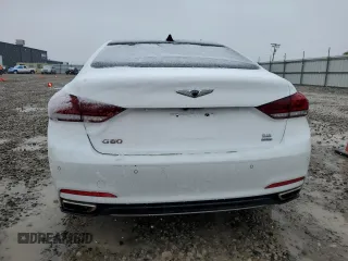2020 Genesis G80 3.8L with VIN KMTFN4JE9LU334944, listed as a Copart auction lot 79417264 with 47,384 mi miles and Salvage Title. Bid and sale history available at DreamBid. Image 6.