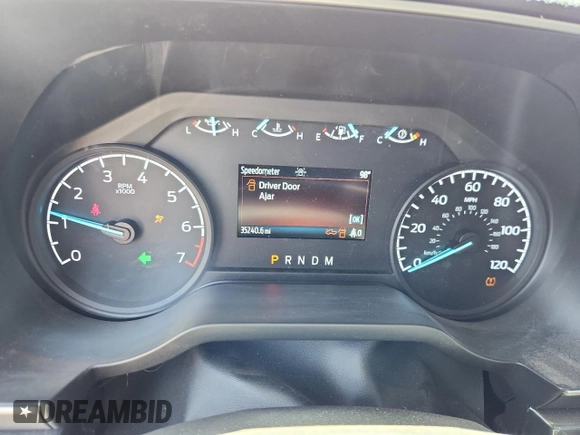 2023 Ford F-150 XL with VIN 1FTEW1EP9PKE23979, listed as a Copart auction lot 57649475 with 35,240 mi miles and Non repairable. Bid and sale history available at DreamBid. Image 9.