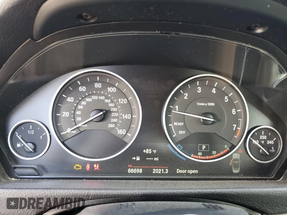 2016 BMW 4 Series 428i with VIN WBA3V7C54G5A27939, listed as a Copart auction lot 80689834 with 66,698 mi miles and Salvage title. Bid and sale history available at DreamBid. Image 9.