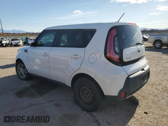 2015 Kia Soul + with VIN KNDJP3A52F7182005, listed as a Copart auction lot 48821775 with 163,209 mi miles and Clean Title. Bid and sale history available at carsss.com. Image 2.