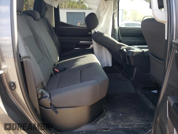 2023 Toyota Tundra SR5 with VIN 5TFLA5DB6PX105842, listed as a Copart auction lot 44166955 with 20,555 mi miles and Salvage title. Bid and sale history available at DreamBid. Image 10.