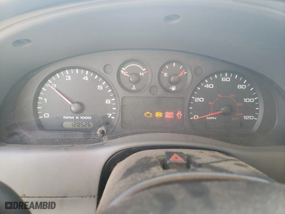 2004 Ford Ranger XL Fleet with VIN 1FTYR15E74PB49845, listed as a Copart auction lot 82837534 with 128,526 mi miles and Salvage Title. Bid and sale history available at carsss.com. Image 9.