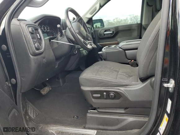 2021 Chevrolet Silverado 1500 LT with VIN 1GCPWCEDXMZ436673, listed as a Copart auction lot 43416505 with 37,626 mi miles and Salvage Title. Bid and sale history available at carsss.com. Image 7.
