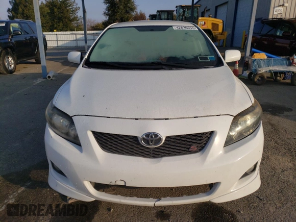 2009 Toyota Corolla with VIN 2T1BU40E49C154553, listed as a Copart auction lot 42830395 with 132,647 mi miles and Salvage Title. Bid and sale history available at carsss.com. Image 5.