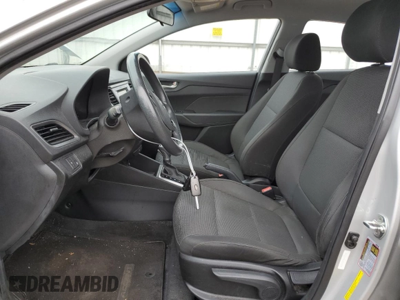 2018 Hyundai Accent SEL with VIN 3KPC24A39JE010378, listed as a Copart auction lot 70599563 with 57,053 mi miles. Bid and sale history available at carsss.com. Image 7.