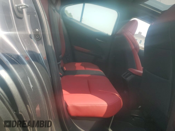 2024 Lexus UX with VIN JTHUCJDH3S2001180, listed as a Copart auction lot 67561984 with 9,968 mi miles and Salvage Title. Bid and sale history available at carsss.com. Image 10.
