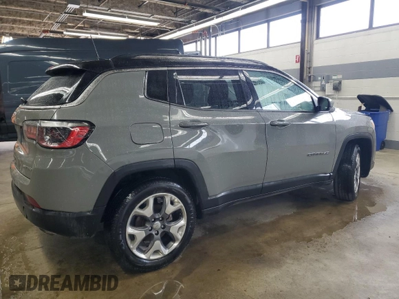 2021 Jeep Compass Limited with VIN 3C4NJDCBXMT579353, listed as a Copart auction lot 55634215 with 98,644 mi miles and Salvage title. Bid and sale history available at DreamBid. Image 3.