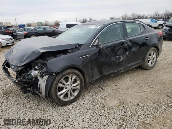 2013 Kia Optima EX with VIN 5XXGN4A79DG198875, listed as a Copart auction lot 48312265 with Not provided miles and Salvage title. Bid and sale history available at DreamBid. Image 1.