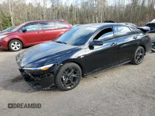 2025 Hyundai Elantra N Line z VIN KMHLR4DF7SU854676, wystawiony jako Copart lot #78624124 z przebiegiem 1 052 mil mil oraz Szkoda całkowita • Salvage title. Historia ofert i sprzedaży dostępna na DreamBid. Obrazek 1.