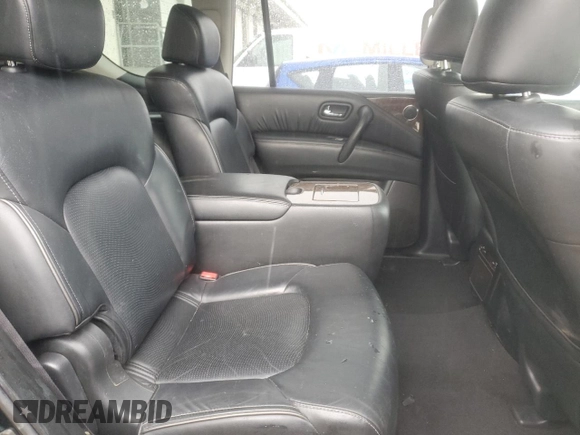 2017 Infiniti QX80 with VIN JN8AZ2NF7H9642908, listed as a Copart auction lot 60019395 with 154,923 mi miles and Salvage title. Bid and sale history available at DreamBid. Image 11.
