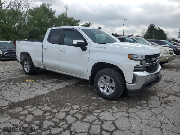 2019 Chevrolet Silverado 1500 LT with VIN 1GCRYDEK6KZ337658, listed as a Copart auction lot 81768684 with 35,115 mi miles and Salvage Title. Bid and sale history available at carsss.com. Image 4.