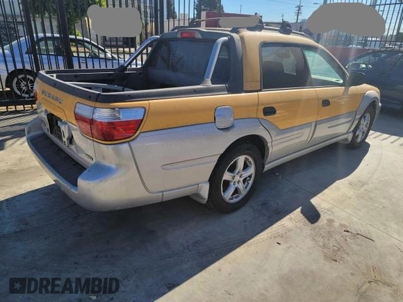2003 Subaru Baja Special Sports с VIN 4S4BT62CX37111205, выставлен на аукционе Copart как лот 79582764 с пробегом 240 636 миль миль и Чистый • Clean title. История ставок и продаж доступна на DreamBid. Изображение 4.