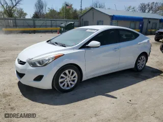 2013 Hyundai Elantra Limited with VIN 5NPDH4AE2DH230515, listed as a Copart auction lot 52096635 with 144,004 mi miles and Salvage Title. Bid and sale history available at carsss.com. Image 1.
