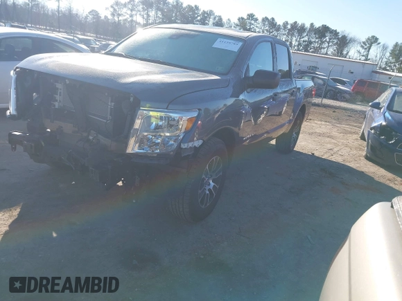 2022 Nissan Titan SV with VIN 1N6AA1EE3NN104176, listed as a IAAI auction lot 41159789 with 53,991 mi miles and . Bid and sale history available at DreamBid. Image 17.