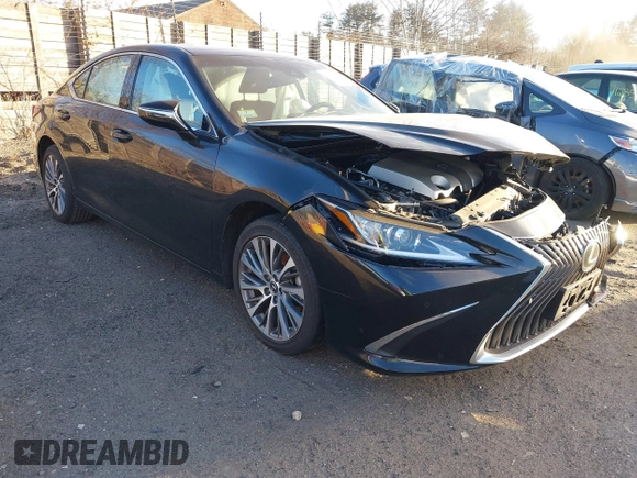 2020 Lexus ES with VIN 58ADZ1B16LU051667, listed as a IAAI auction lot 41201741 with 43,898 mi miles. Bid and sale history available at carsss.com. Image 1.