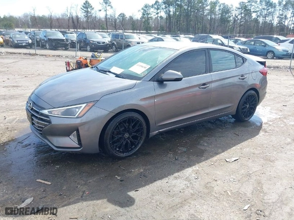 2019 Hyundai Elantra SEL with VIN 5NPD84LF0KH420557, listed as a IAAI auction lot 41450690 with 143,511 mi miles. Bid and sale history available at carsss.com. Image 2.