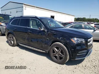 2022 Mercedes-Benz GLS 450 with VIN 4JGFF5KE7NA789310, listed as a Copart auction lot 67919734 with 51,214 mi miles and Salvage Title. Bid and sale history available at DreamBid. Image 4.