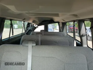2011 Chevrolet Express Passenger 1LT with VIN 1GAZG1FG0B1123610, listed as a Copart auction lot 60080645 with 143,875 mi miles and Clean title. Bid and sale history available at DreamBid. Image 10.