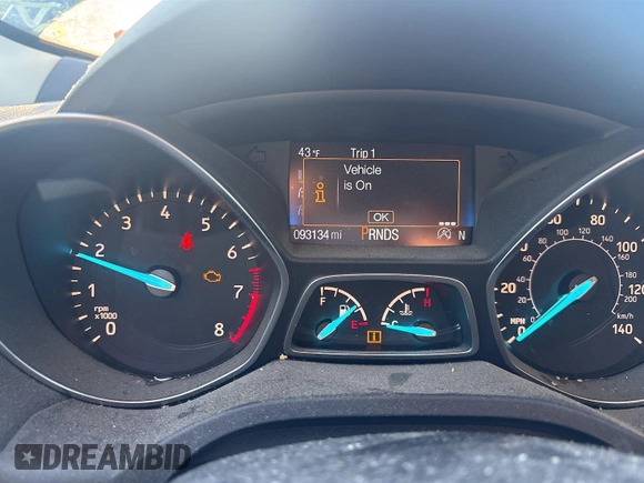 2019 Ford Escape SE z VIN 1FMCU9GDXKUB75412, wystawiony jako IAAI lot #42294687 z przebiegiem 93 134 mil mil oraz . Historia ofert i sprzedaży dostępna na DreamBid. Obrazek 1.