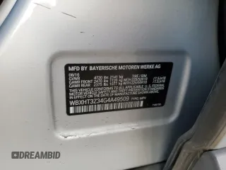 2016 BMW X1 xDrive28i with VIN WBXHT3Z34G4A49509, listed as a Copart auction lot 52992105 with 83,619 mi miles and Salvage Title. Bid and sale history available at carsss.com. Image 13.