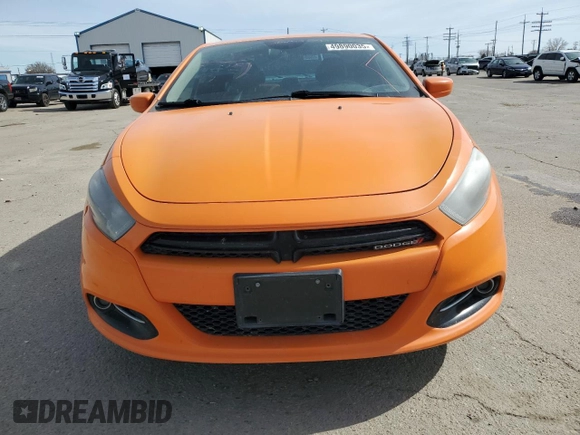 2013 Dodge Dart SXT with VIN 1C3CDFBA7DD310532, listed as a Copart auction lot 49890035 with 202,155 mi miles and Salvage Title. Bid and sale history available at DreamBid. Image 5.