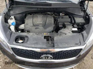 2017 Kia Sorento EX with VIN 5XYPHDA51HG222464, listed as a Copart auction lot 58585465 with 80,401 mi miles and Salvage title. Bid and sale history available at DreamBid. Image 11.