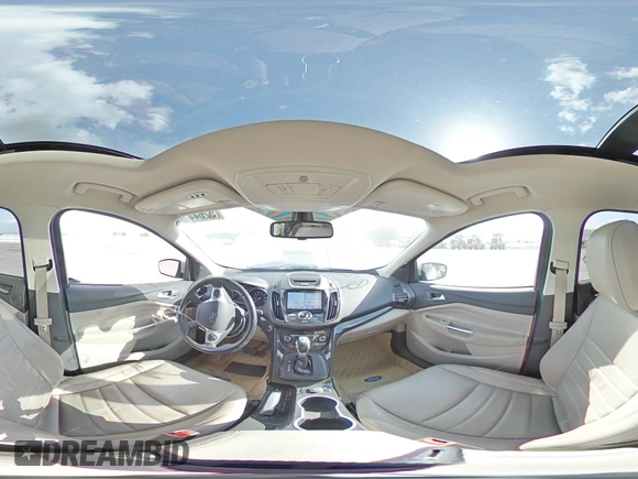 2016 Ford Escape Titanium with VIN 1FMCU9J91GUB52418, listed as a Copart auction lot 52644135 with 107,212 mi miles and Salvage Title. Bid and sale history available at carsss.com. Image 13.