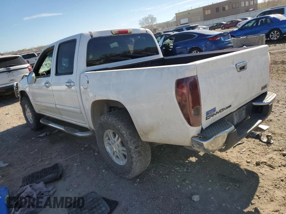 2009 GMC Canyon SLE1 with VIN 1GTDT13E798153544, listed as a Copart auction lot 79708234 with 0 mi miles and Salvage Title. Bid and sale history available at carsss.com. Image 2.