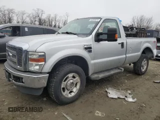 2010 Ford F-250 XL with VIN 1FTNF2B55AEA84619, listed as a Copart auction lot 44353075 with 224,313 mi miles and Salvage title. Bid and sale history available at DreamBid. Image 1.