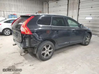 2013 Volvo XC60 T6 with VIN YV4902DZ9D2399669, listed as a Copart auction lot 53405645 with 159,628 mi miles and Salvage Title. Bid and sale history available at carsss.com. Image 3.