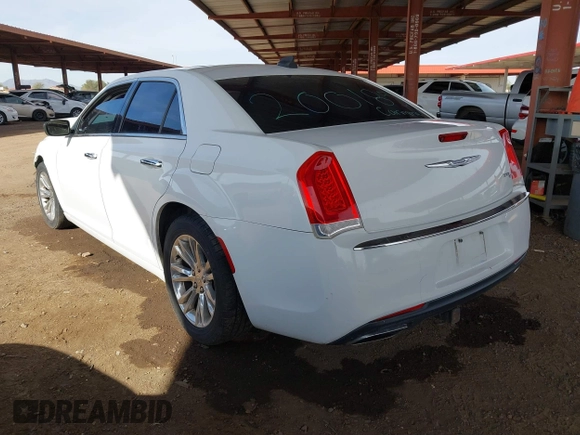 2017 Chrysler 300 300C with VIN 2C3CCAEG5HH566487, listed as a IAAI auction lot 41807634 with 129,334 mi miles. Bid and sale history available at carsss.com. Image 3.