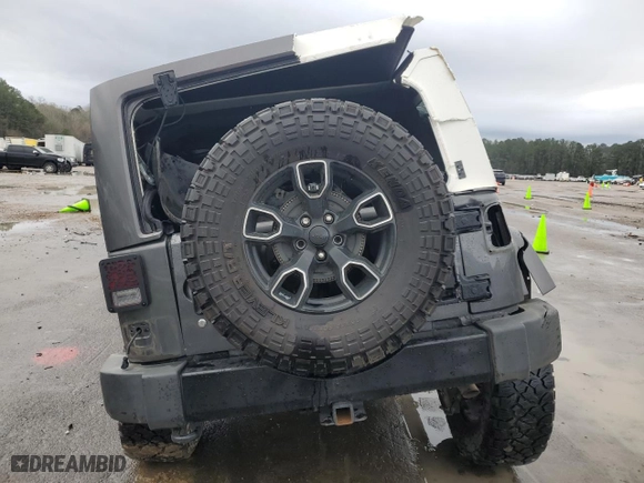 2018 Jeep Wrangler JK Unlimited Altitude with VIN 1C4BJWEG7JL803659, listed as a Copart auction lot 86580704 with 0 mi miles and Salvage Title. Bid and sale history available at carsss.com. Image 6.