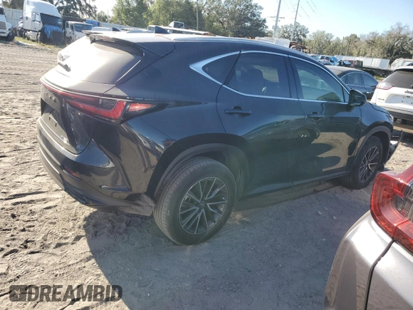 2025 Lexus NX with VIN 2T2GDCAZXSC019578, listed as a Copart auction lot 79953094 with 627 mi miles and Salvage Title. Bid and sale history available at carsss.com. Image 3.